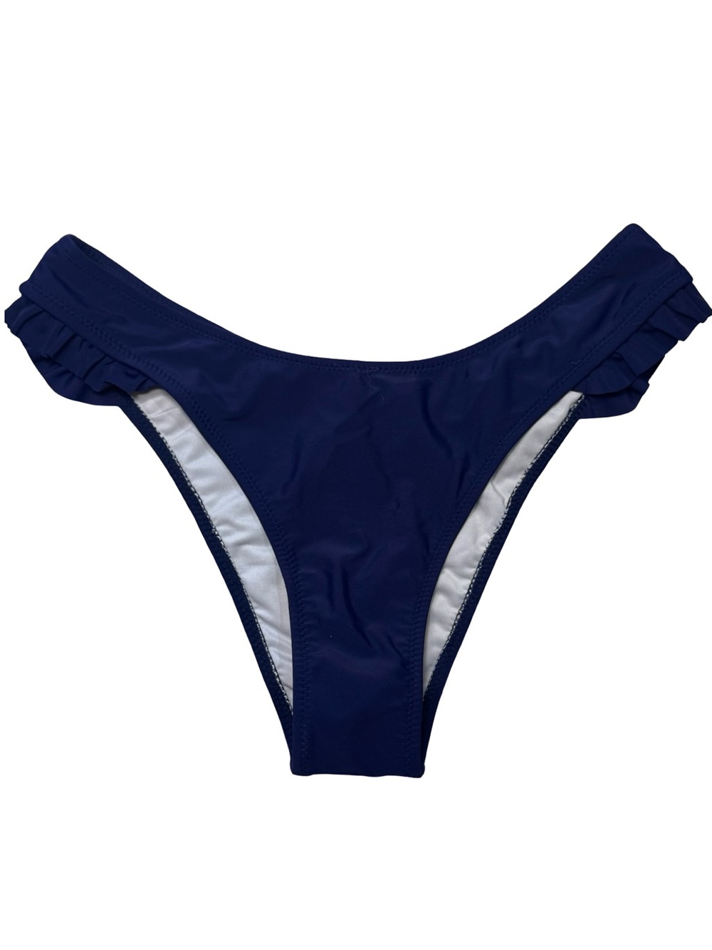 ☀️🫐Beachsissi Ruffled Navy Bikini Bottom - Women Swimwear Pool Beach🫐☀️
